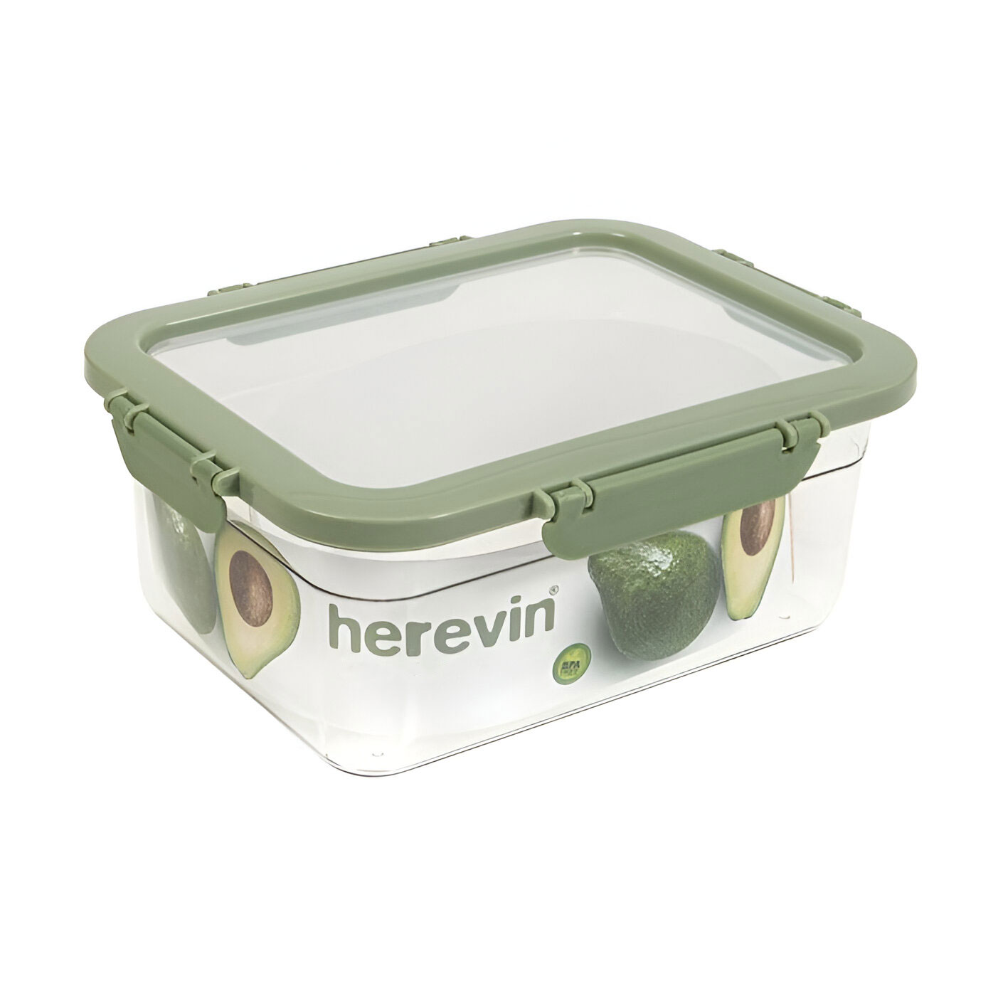 Контейнер Herevin Container-Green-Peach герметичний, 2.2 л (161420-100)